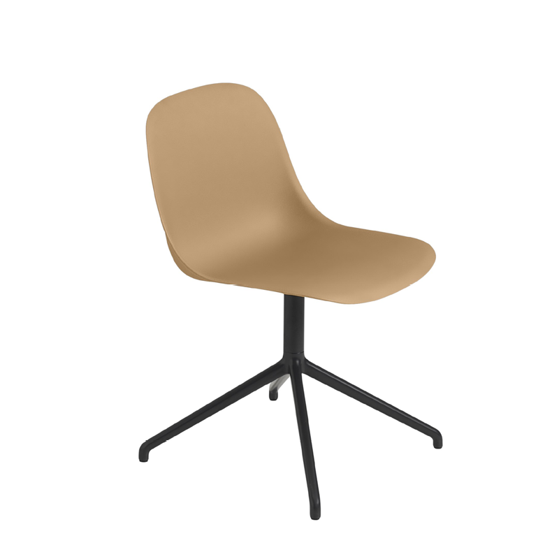 Chaise en fibre de bois et plastique Muuto Fiber side chair